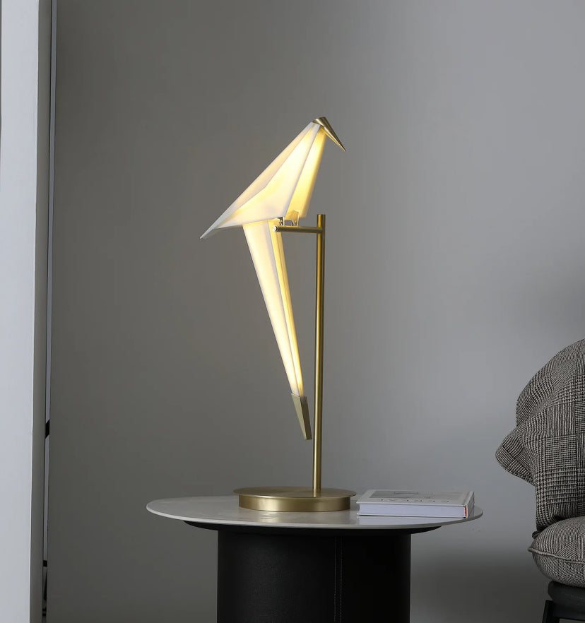 Paper Crane Bird Table Lamp - Yiarolight