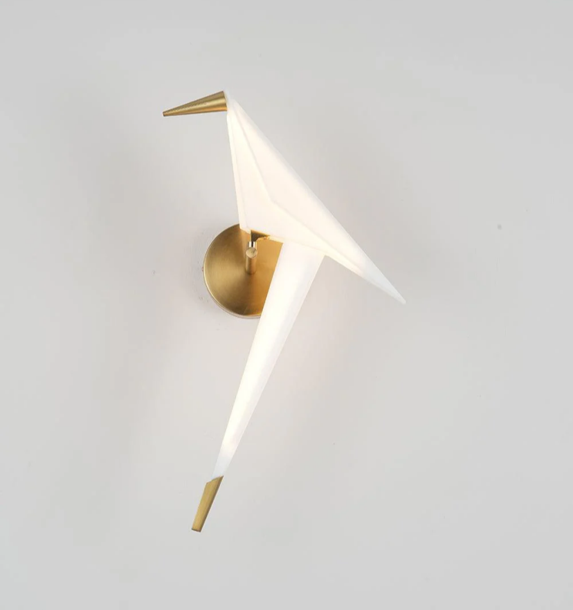 Paper Crane Bird Wall Lamp - Yiarolight