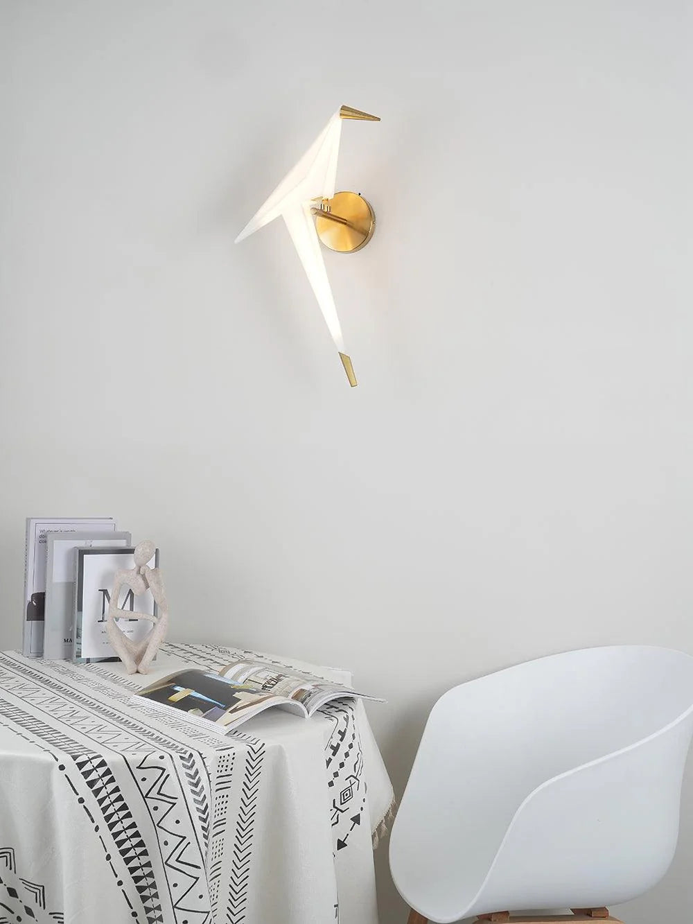 Paper Crane Bird Wall Lamp - Yiarolight