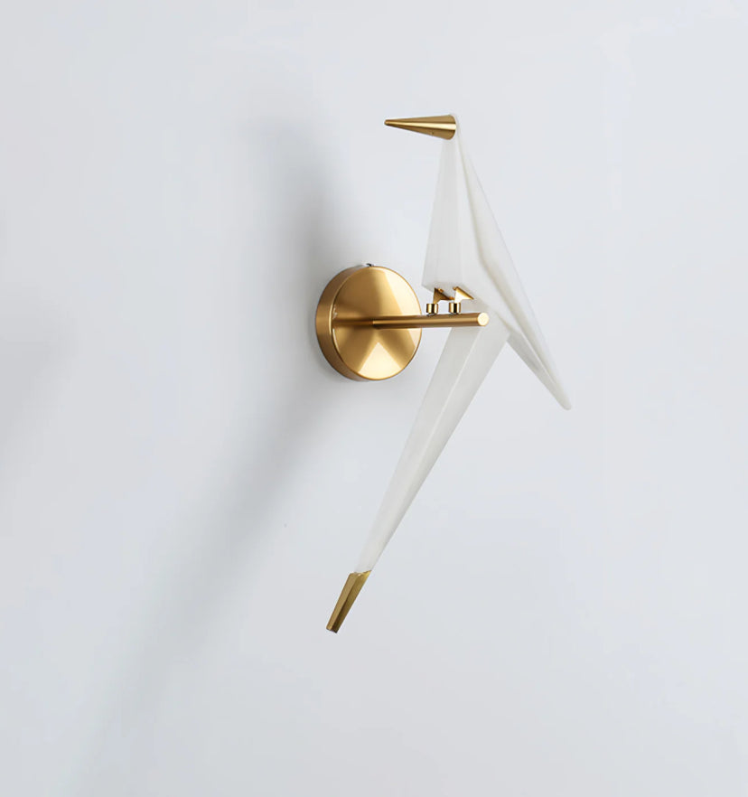 Paper Crane Bird Wall Lamp - Yiarolight