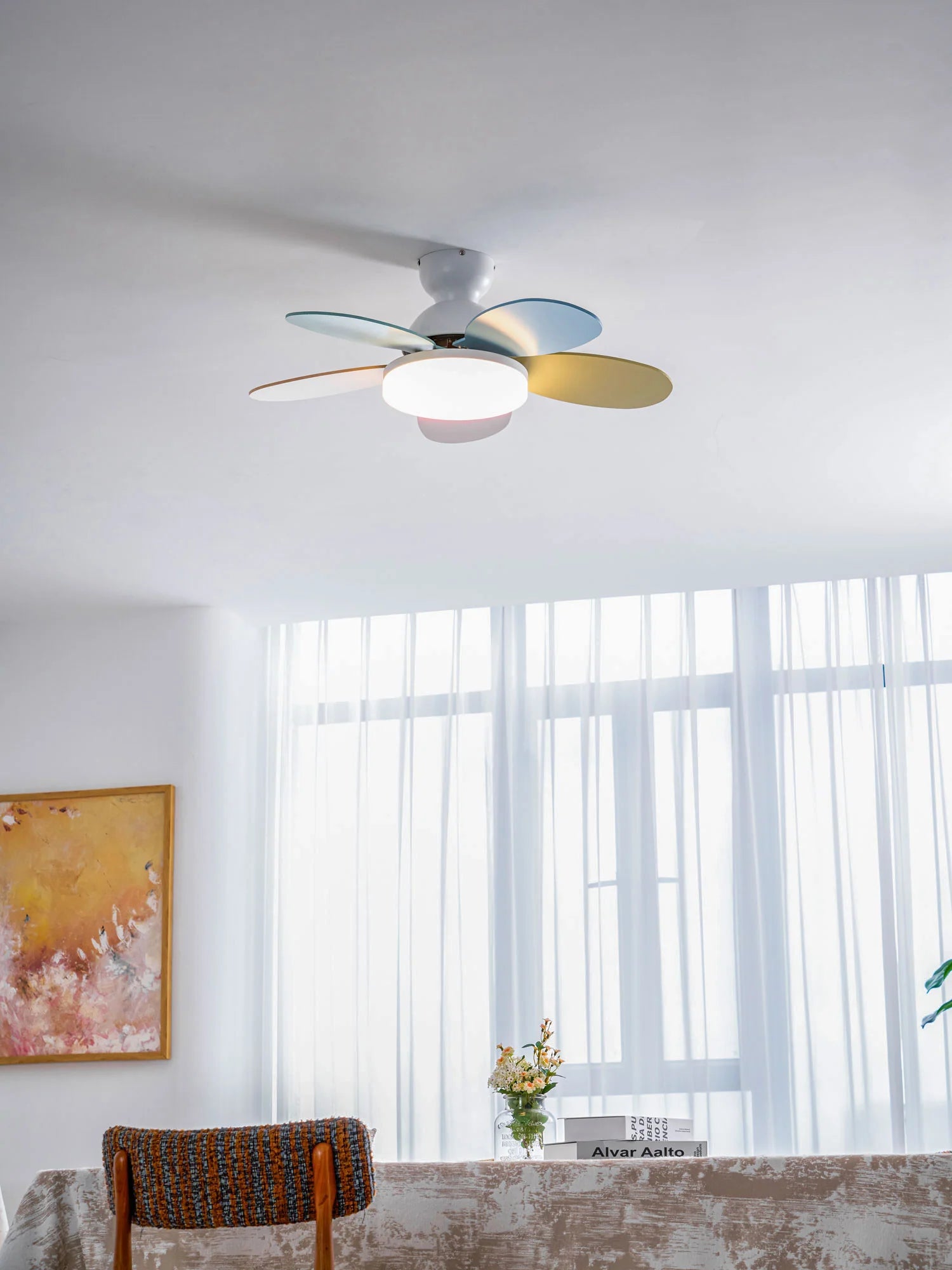 Petalo Ceiling Fan Light - Yiarolight