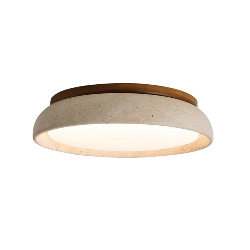 Piedra Travertine Ceiling Light - Auraolight