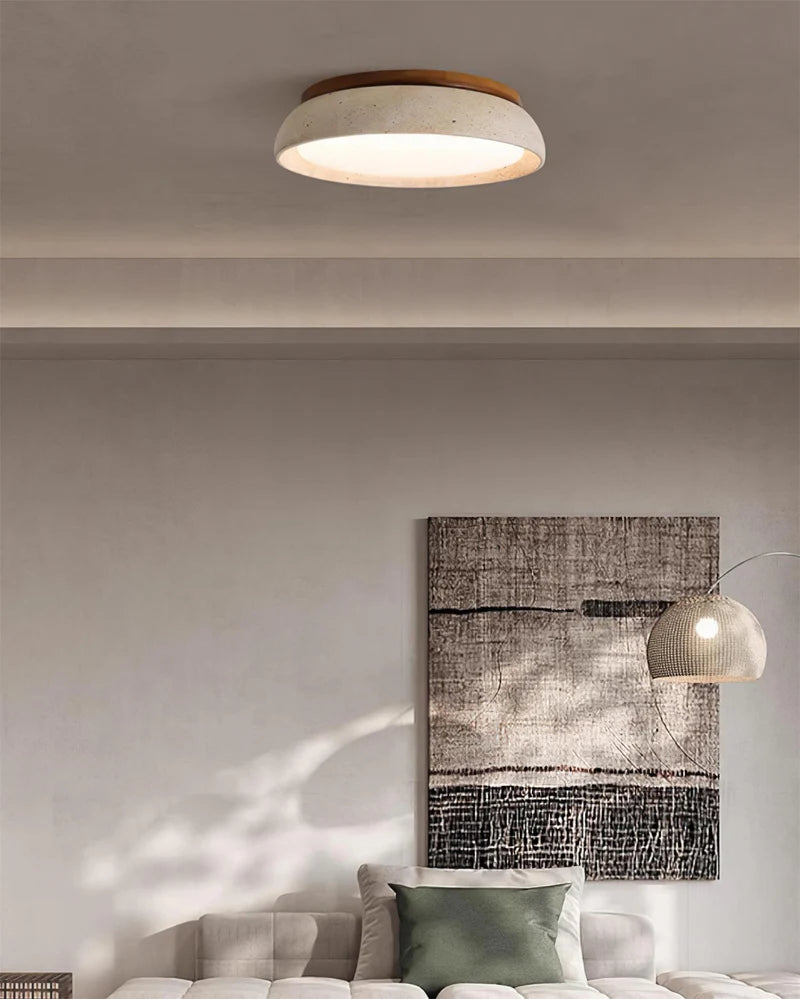 Piedra Travertine Ceiling Light - Auraolight
