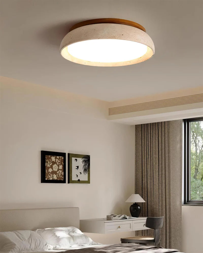 Piedra Travertine Ceiling Light - Auraolight