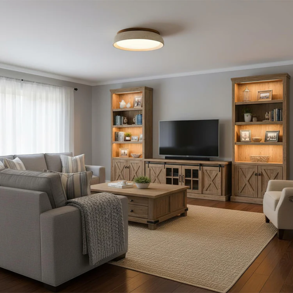 Piedra Travertine Ceiling Light - Auraolight