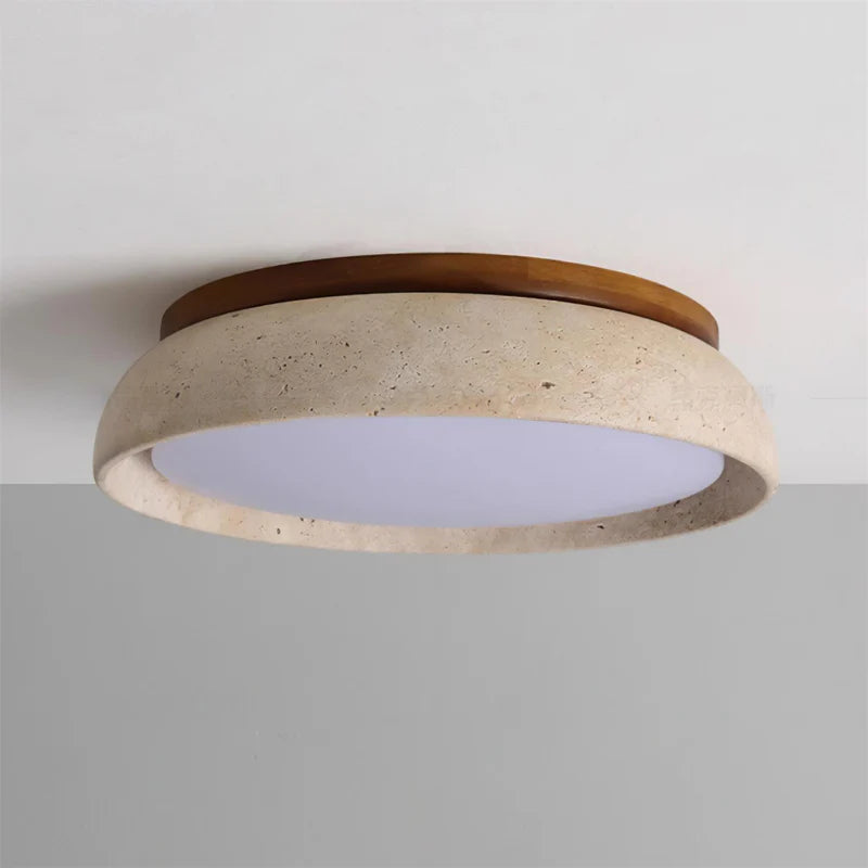 Piedra Travertine Ceiling Light - Auraolight