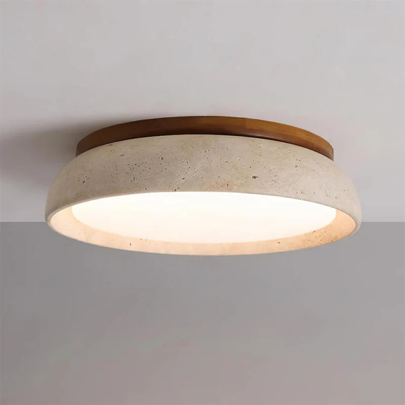 Piedra Travertine Ceiling Light - Auraolight