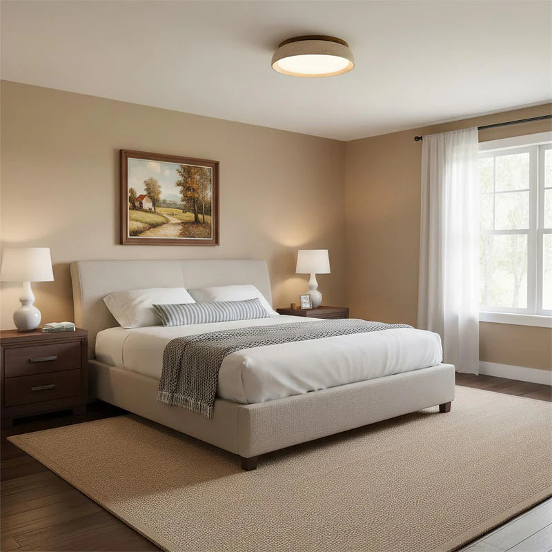 Piedra Travertine Ceiling Light - Auraolight