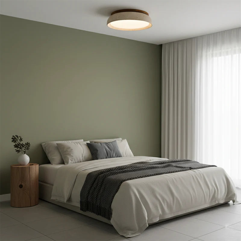 Piedra Travertine Ceiling Light - Auraolight