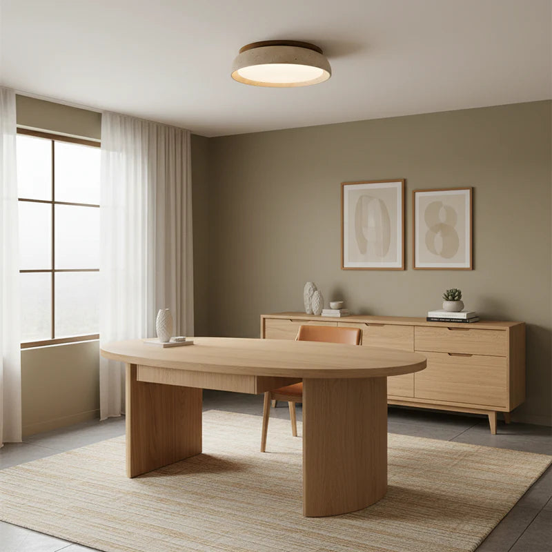 Piedra Travertine Ceiling Light - Auraolight
