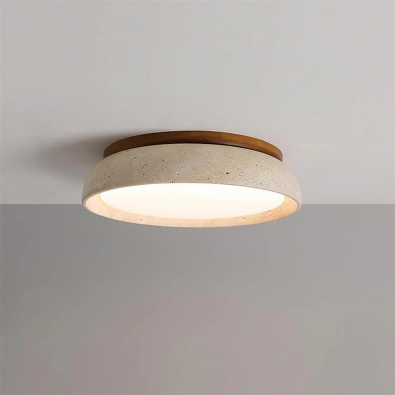 Piedra Travertine Ceiling Light - Auraolight