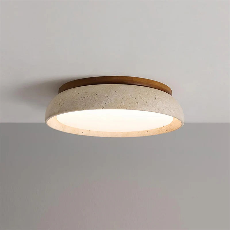 Piedra Travertine Ceiling Light - Auraolight