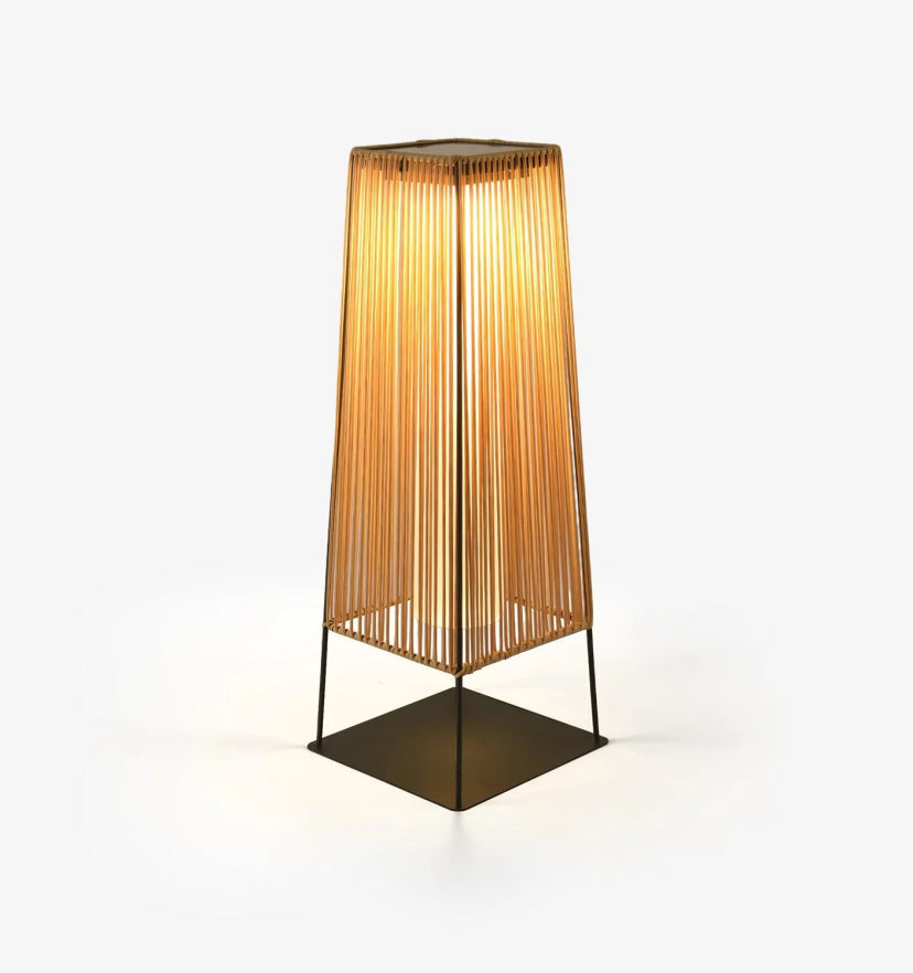 Plastic Rattan Outdoor Post Light - Yiarolight
