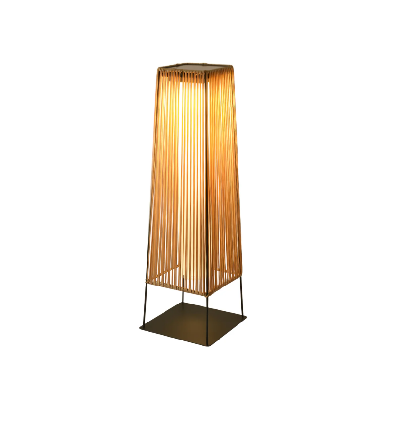 Plastic Rattan Outdoor Post Light - Yiarolight