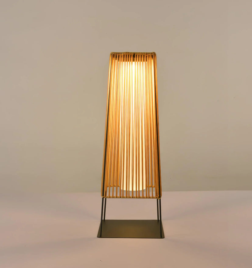 Plastic Rattan Outdoor Post Light - Yiarolight