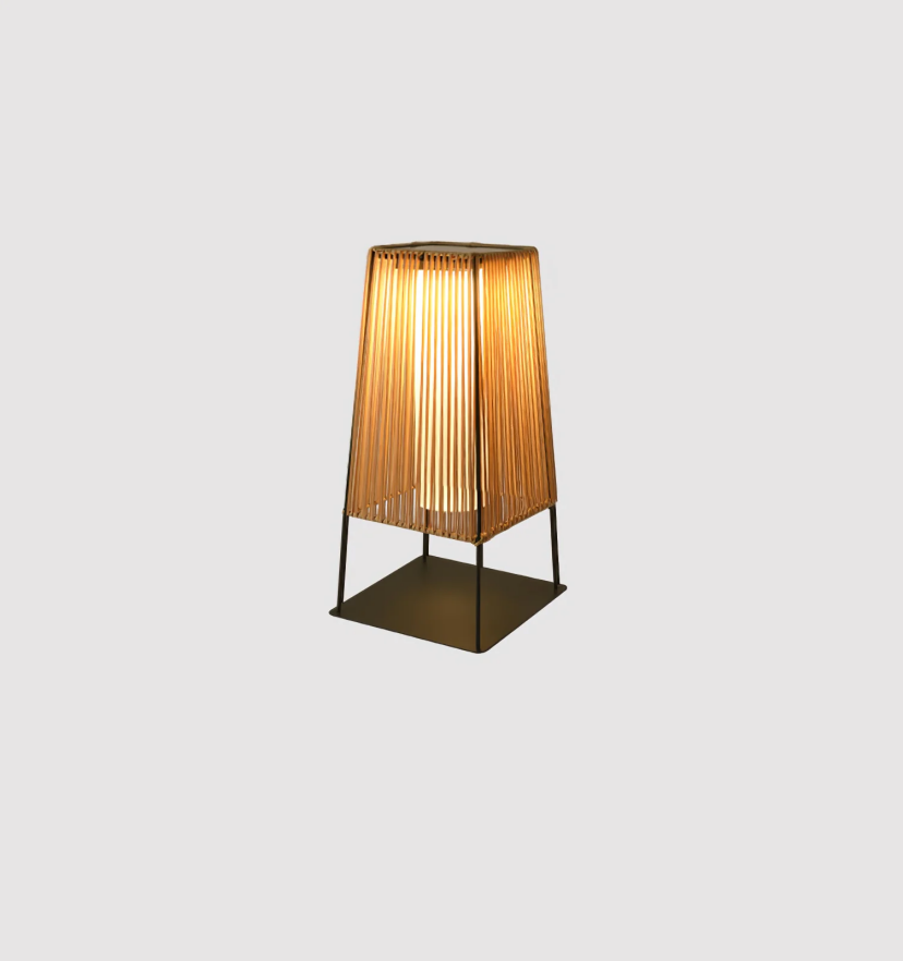 Plastic Rattan Outdoor Post Light - Yiarolight