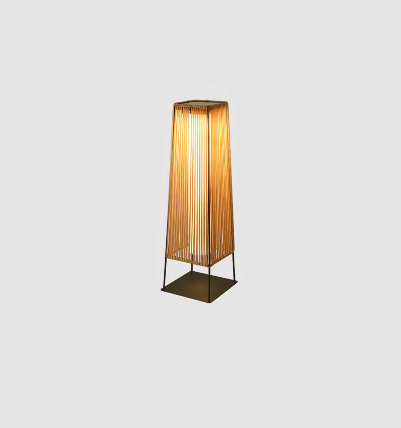 Plastic Rattan Outdoor Post Light - Yiarolight