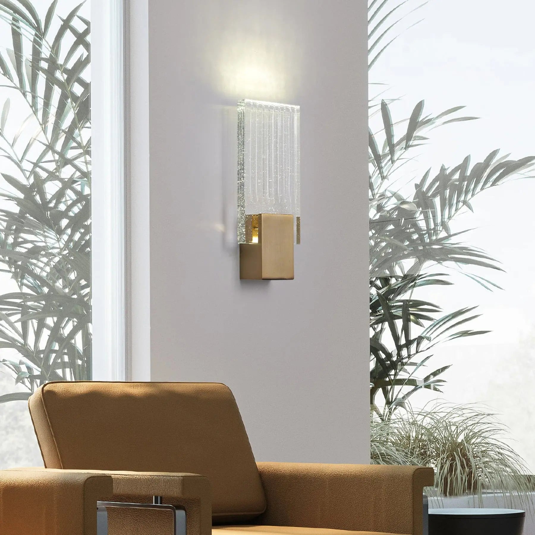 Pleated Crystal Wall Lamp - Yiarolight