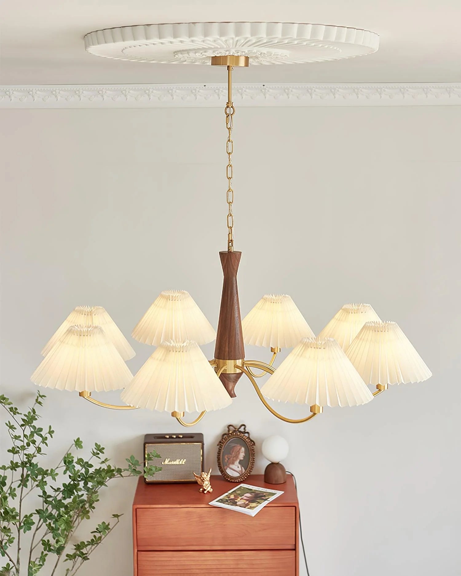 Pleated Chandelier - Yiarolight