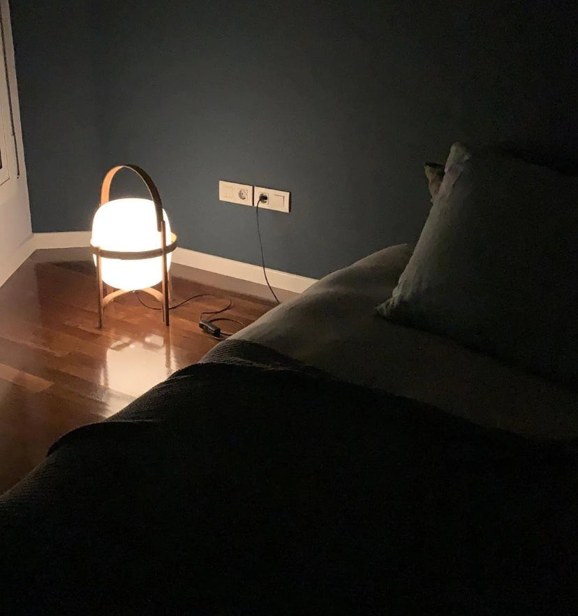 Portable Lantern Glass Table Lamp - Yiarolight