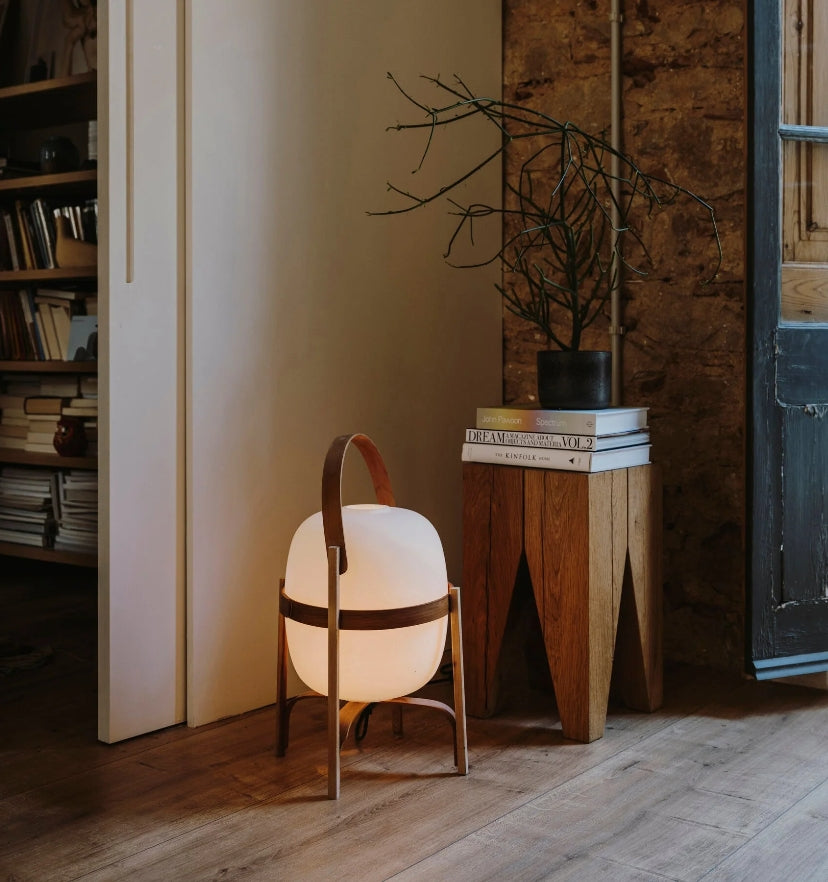 Portable Lantern Glass Table Lamp - Yiarolight