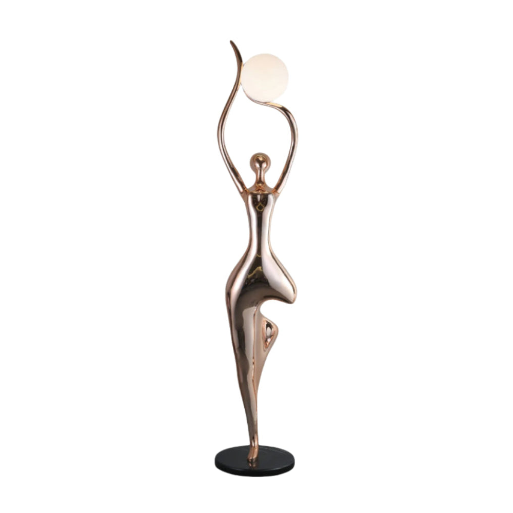 Pose Yoga Sculpture Floor Lamp - Auraolight