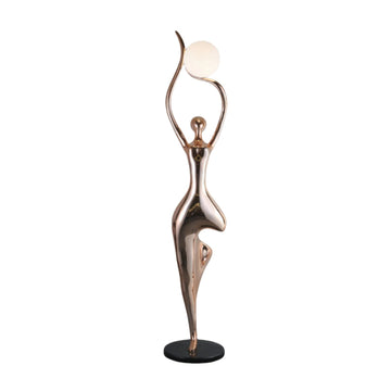 Pose Yoga Sculpture Floor Lamp - Auraolight