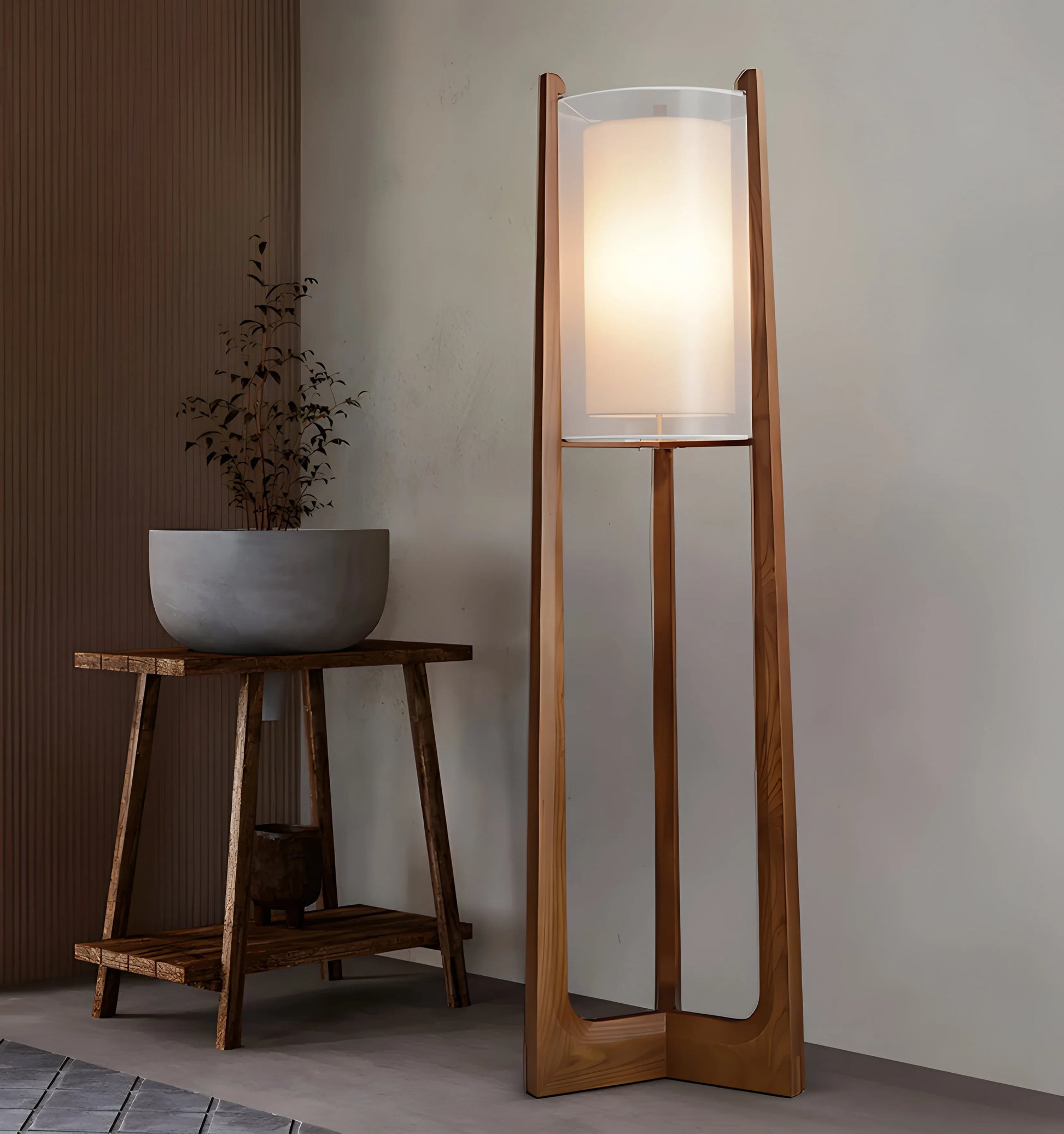 Quinn Lantern Floor Lamp - Yiarolight