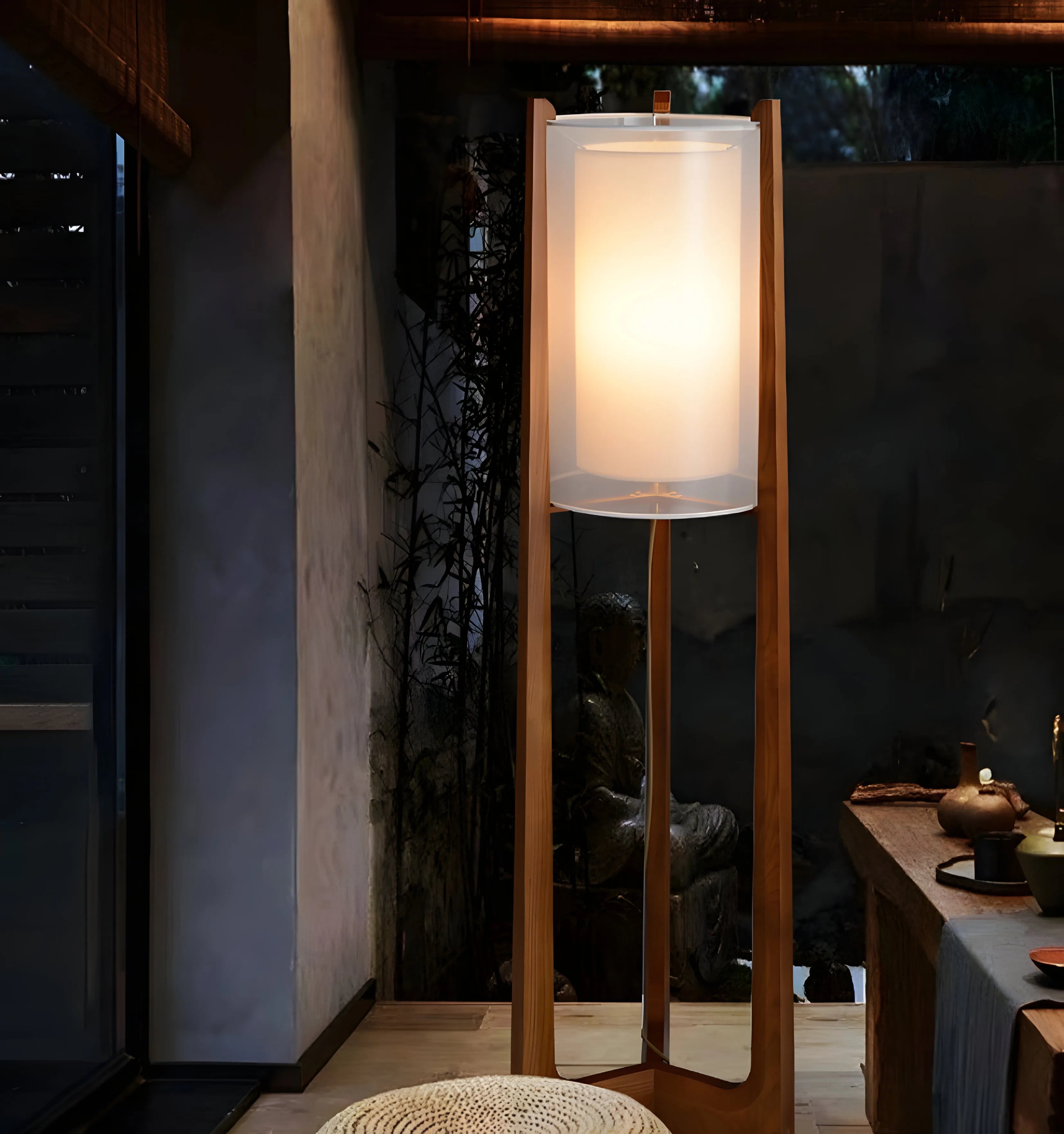 Quinn Lantern Floor Lamp - Yiarolight