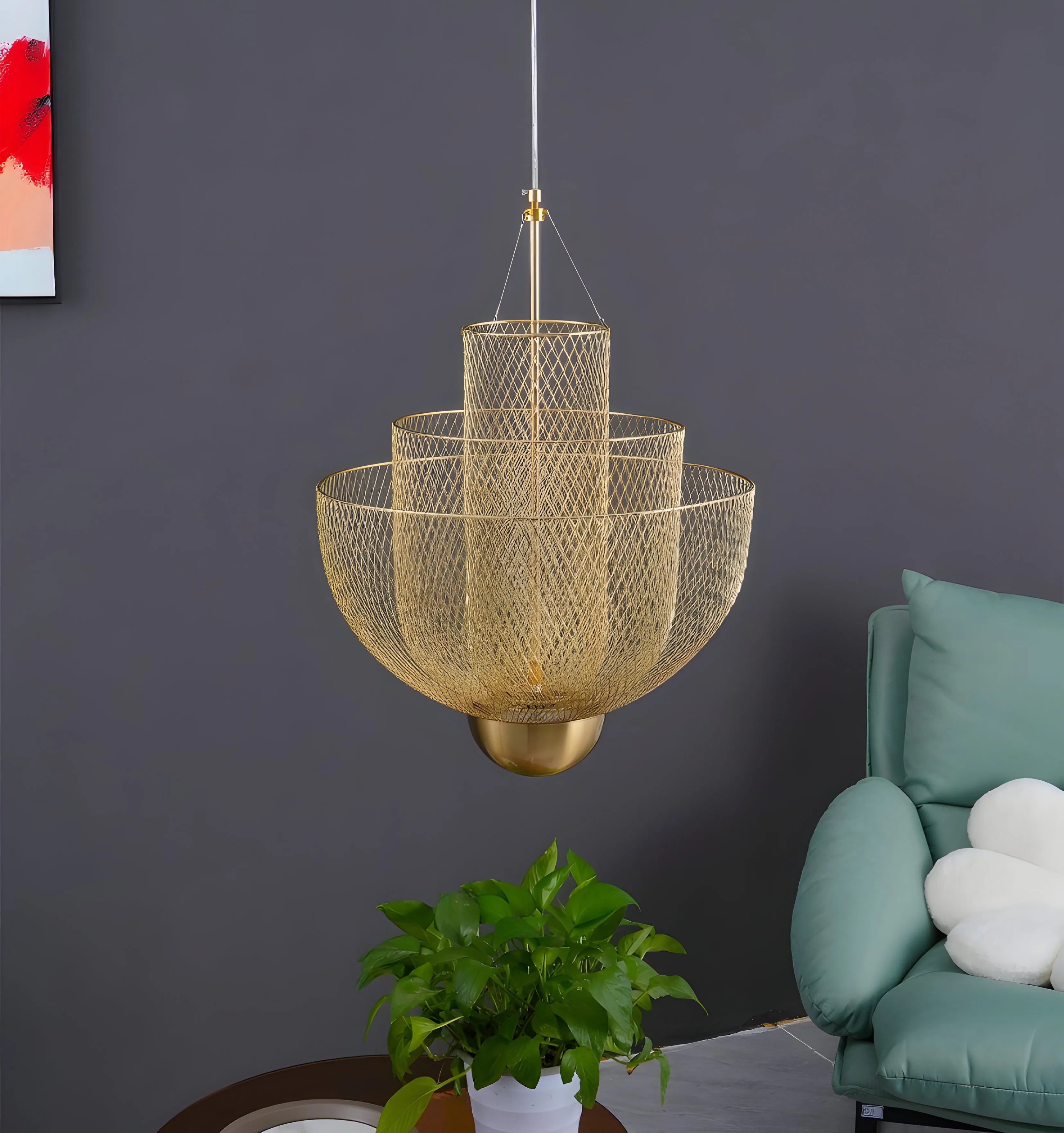 Radiant Wirework Pendant Lamp - Yiarolight