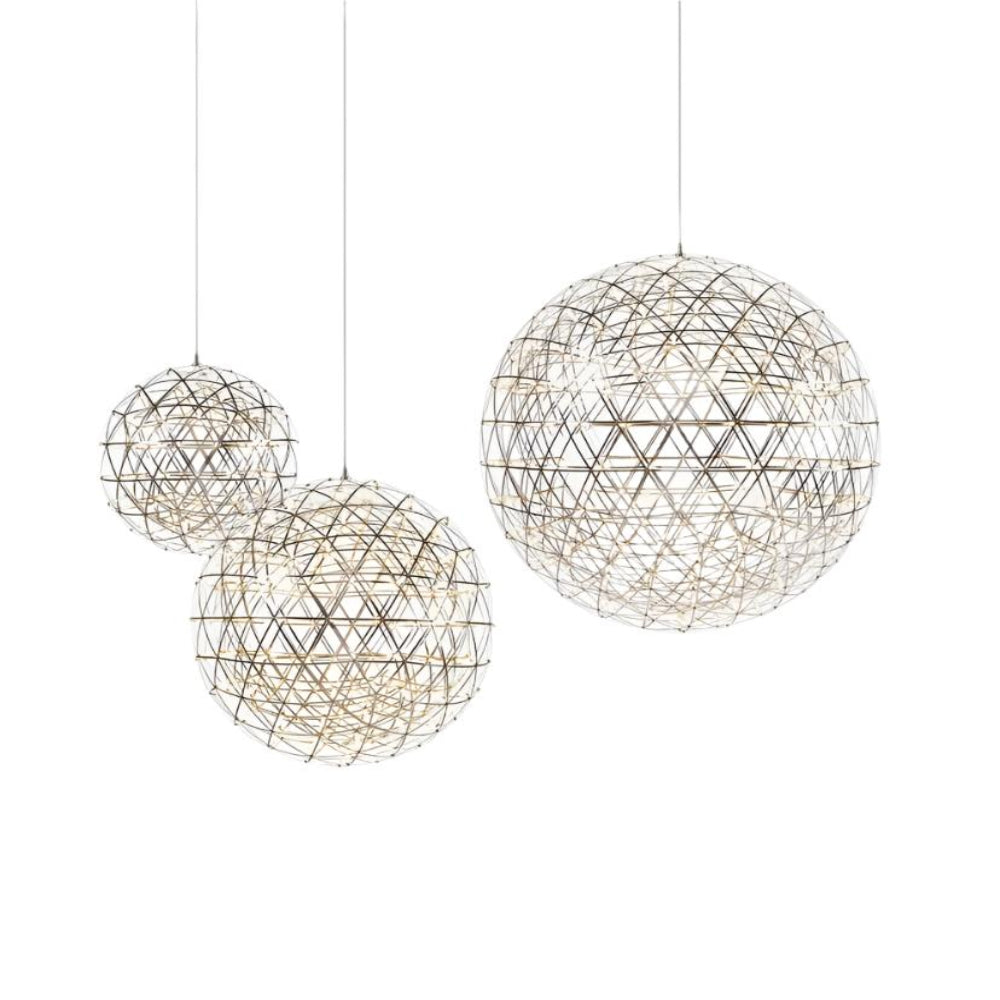 Silver Spark Ball Chandelier - Yiarolight