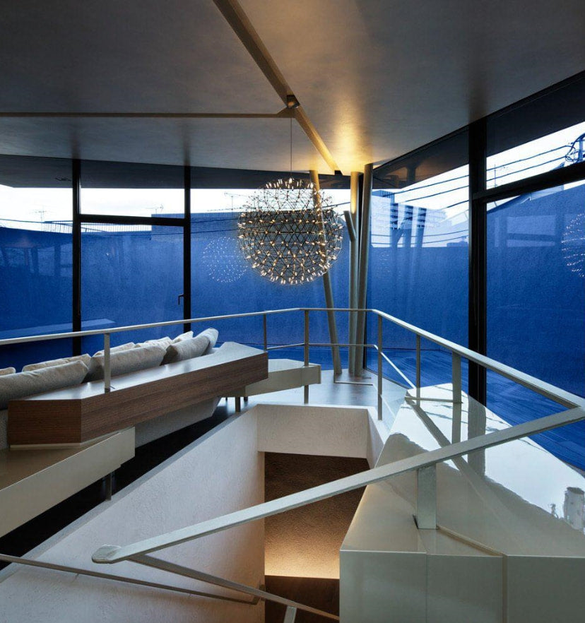 Silver Spark Ball Chandelier - Yiarolight