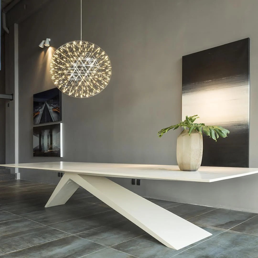 Silver Spark Ball Chandelier - Yiarolight