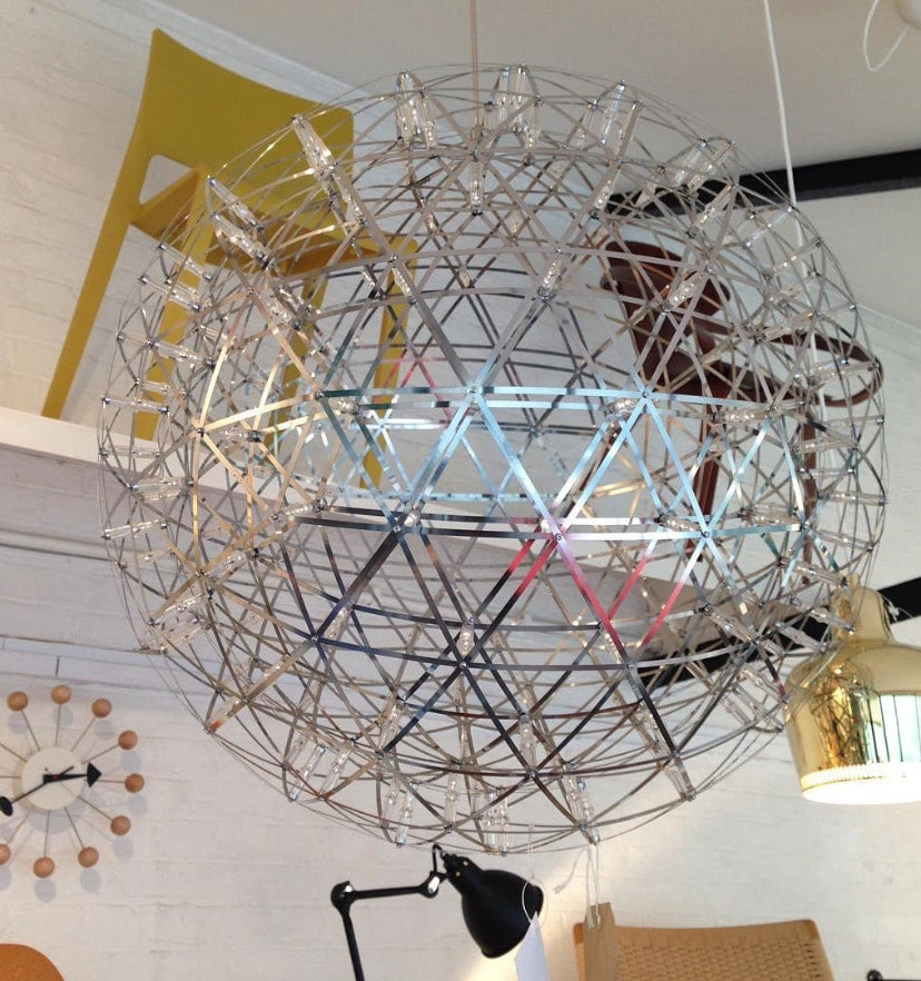 Silver Spark Ball Chandelier - Yiarolight