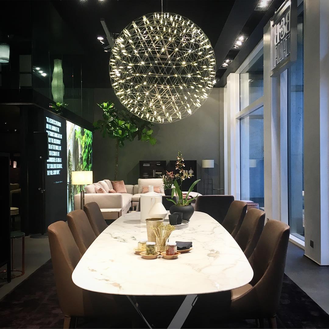 Silver Spark Ball Chandelier - Yiarolight