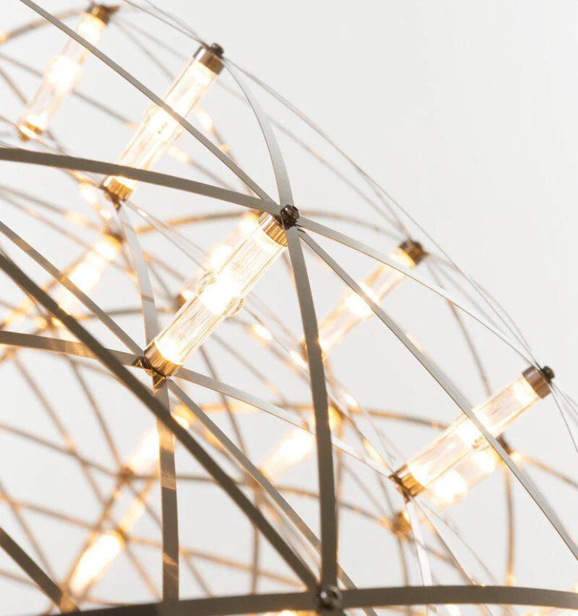 Silver Spark Ball Chandelier - Yiarolight