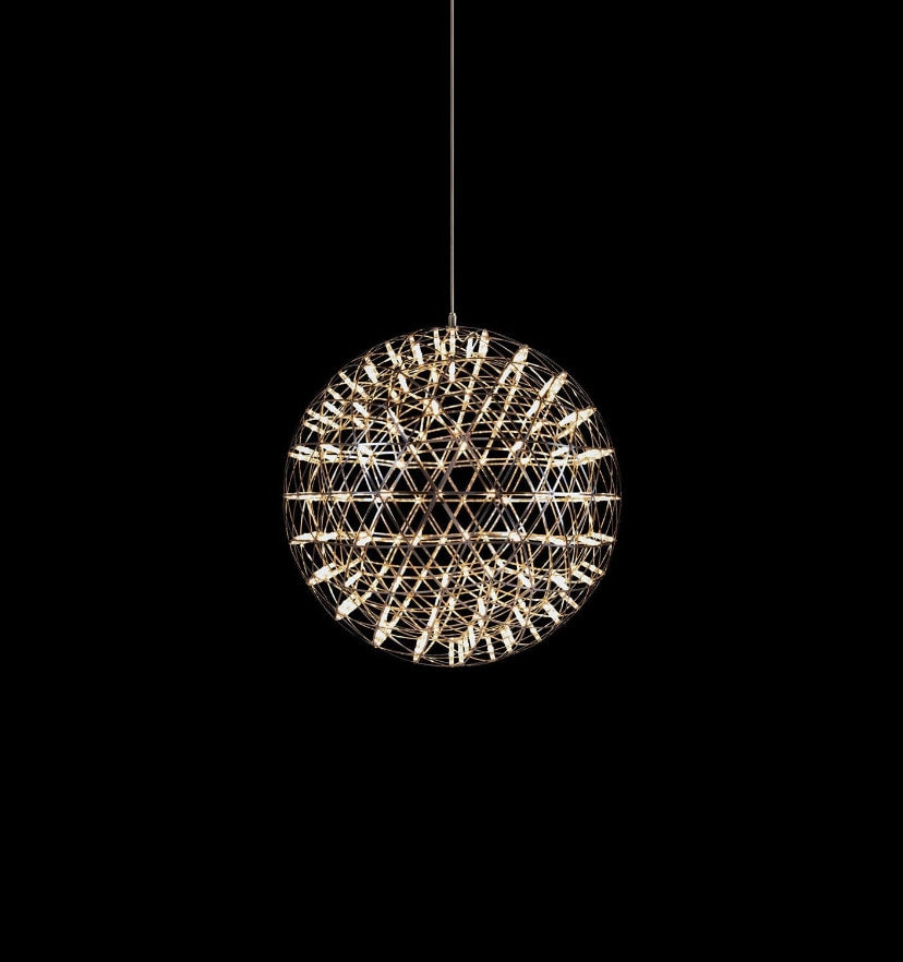 Silver Spark Ball Chandelier - Yiarolight