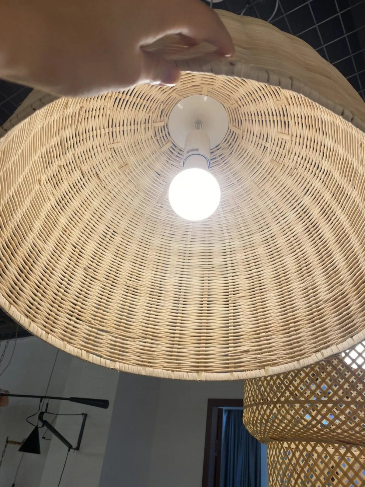 Rattan Pandent Light