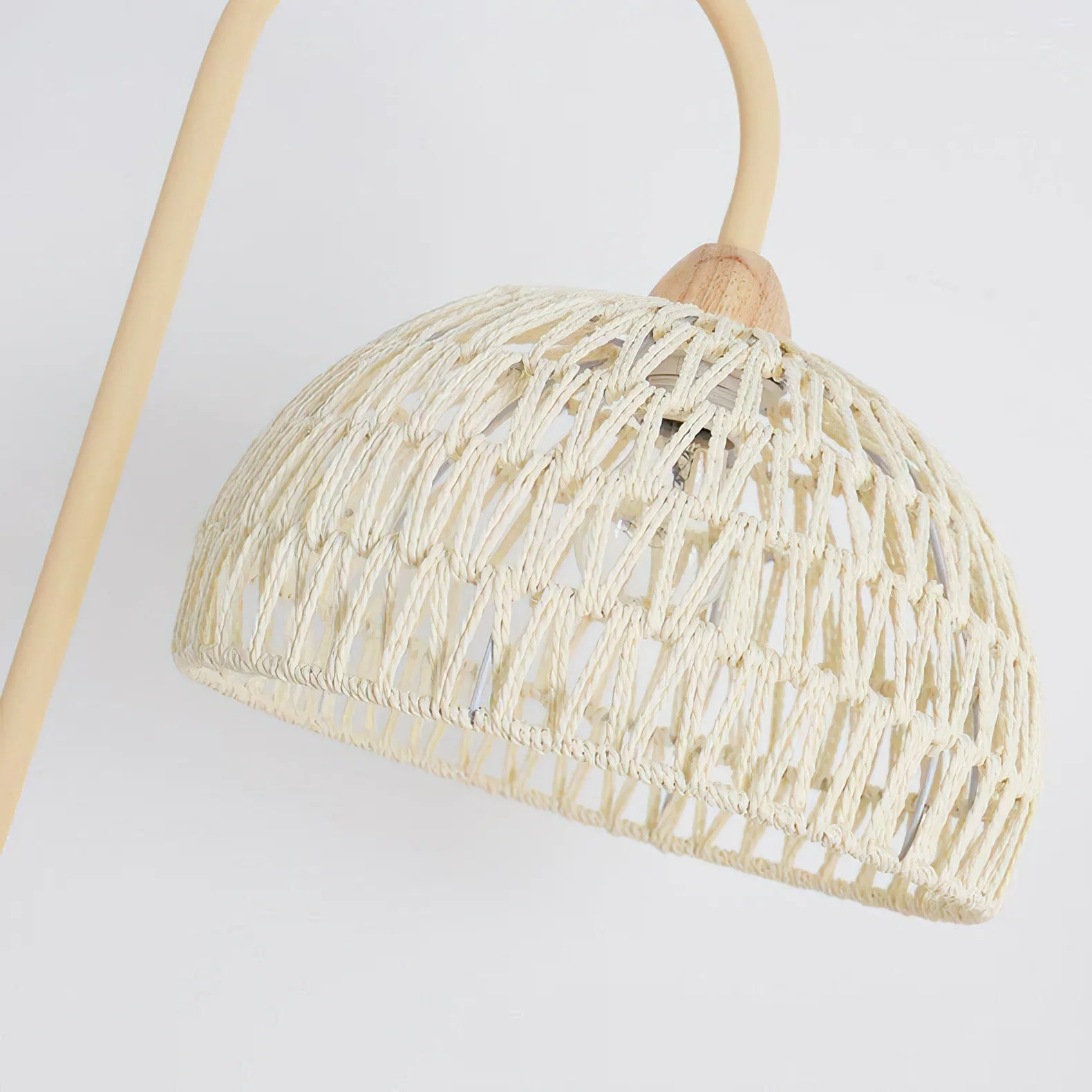Rattan Arch Floor Lamp - Yiarolight