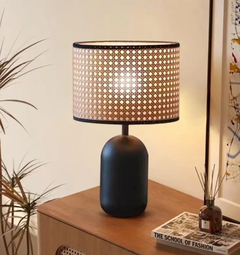 Rattan Table Lamp - Auraolight