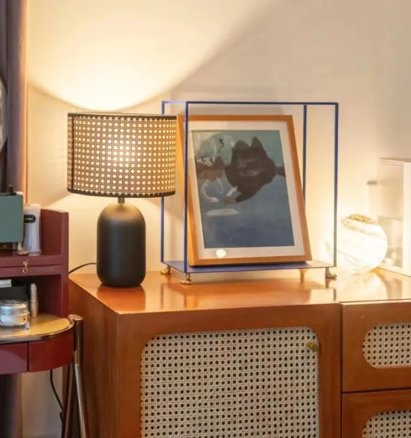 Rattan Table Lamp - Auraolight