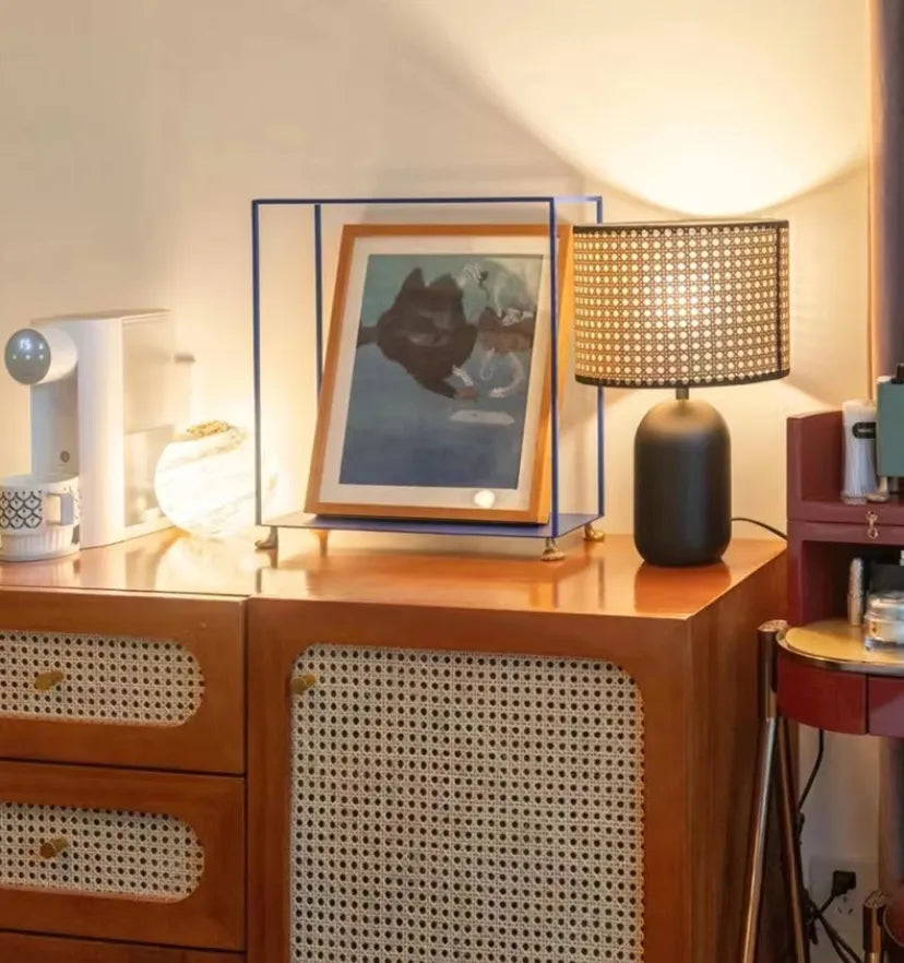 Rattan Table Lamp - Auraolight
