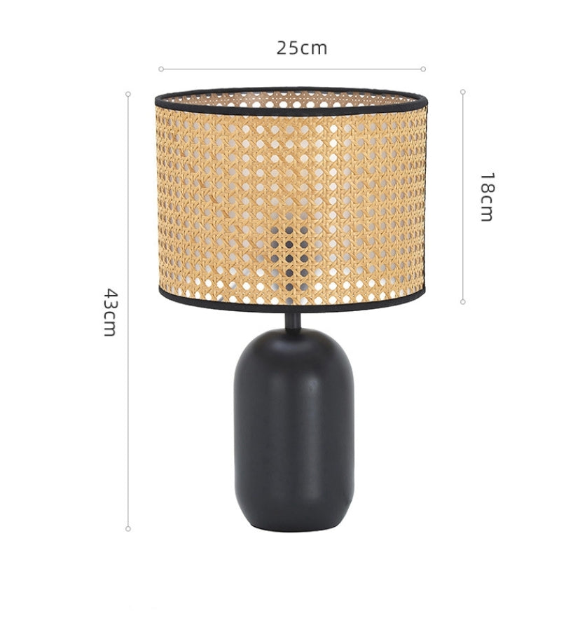 Rattan Table Lamp - Auraolight