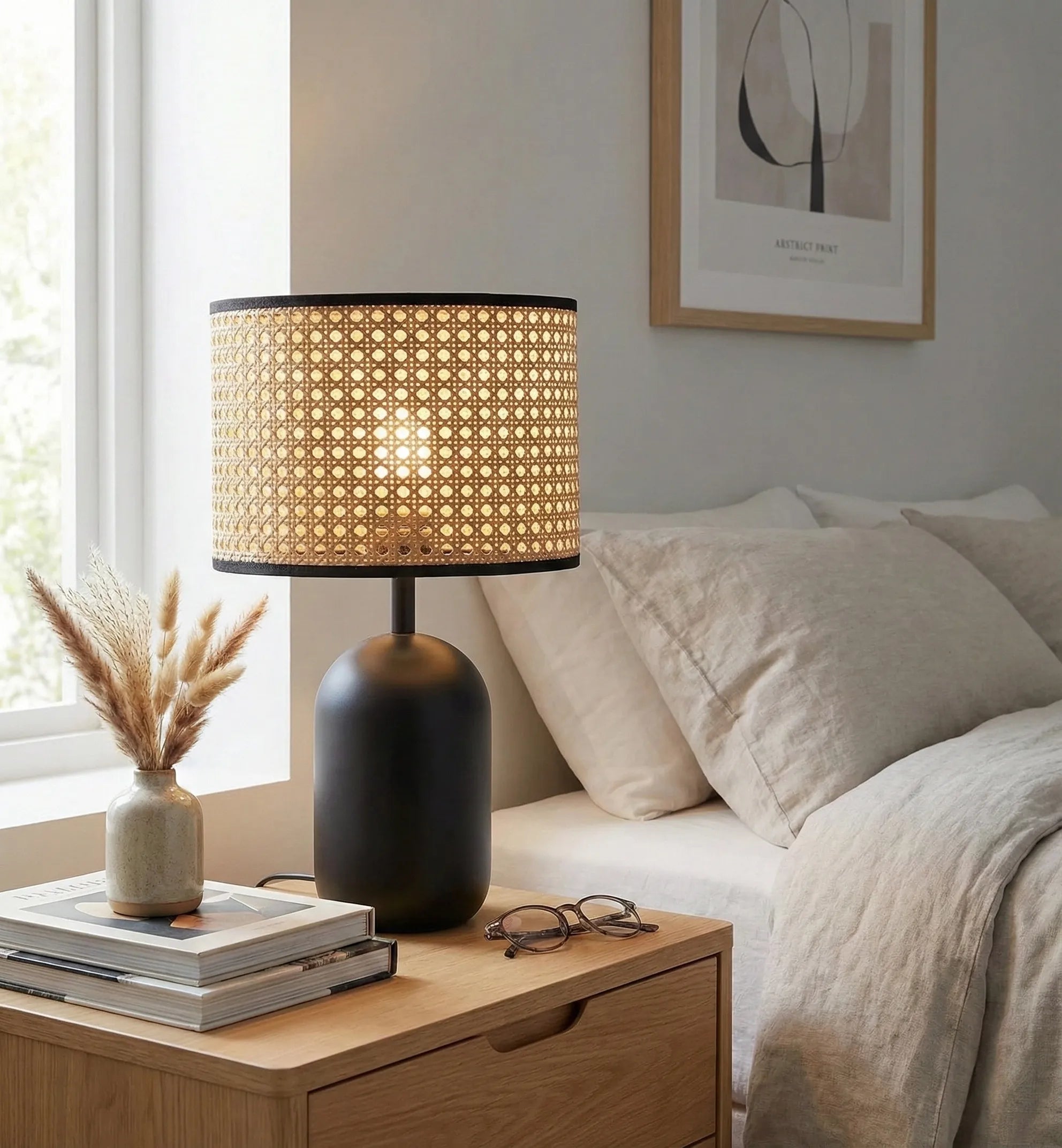 Rattan Table Lamp