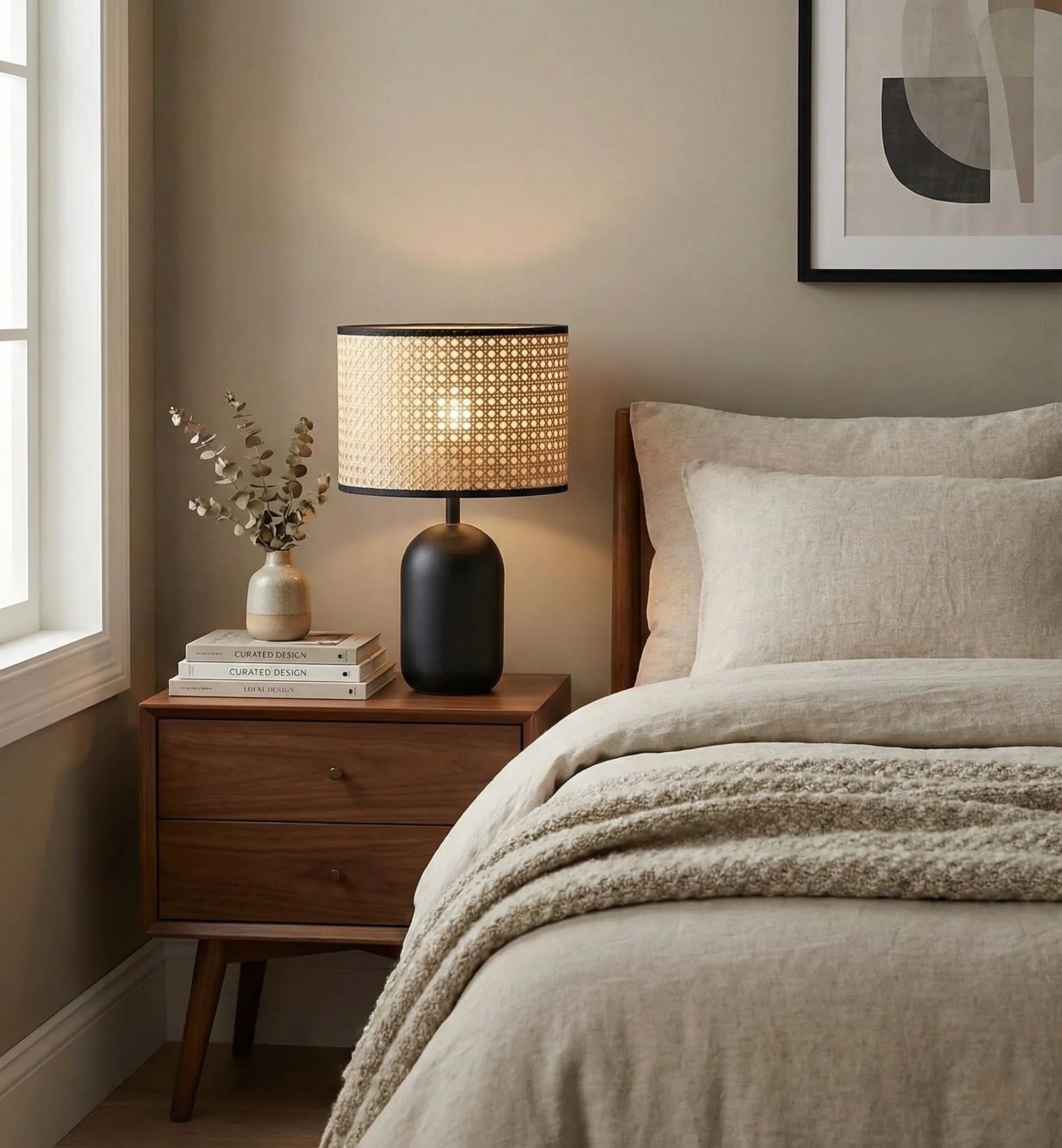 Rattan Table Lamp
