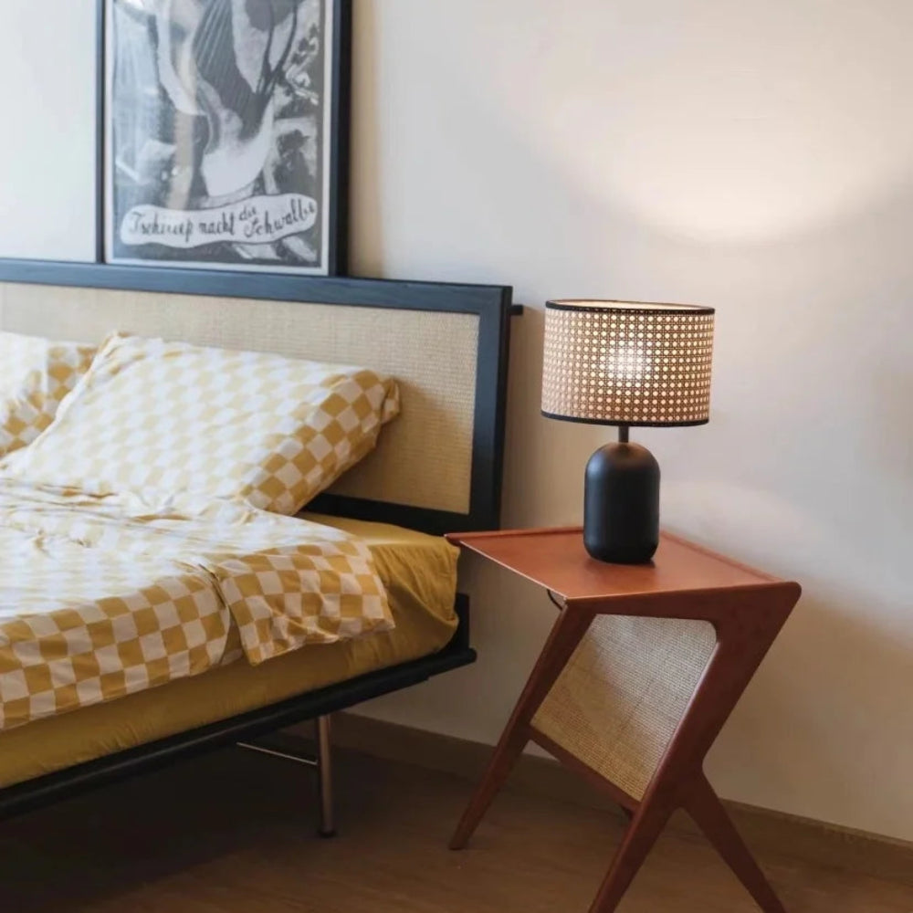 Rattan Table Lamp - Auraolight