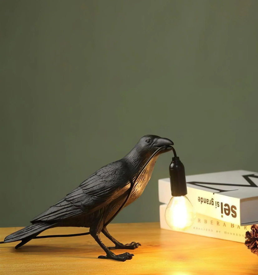 Raven Resin Table Lamp - Yiarolight