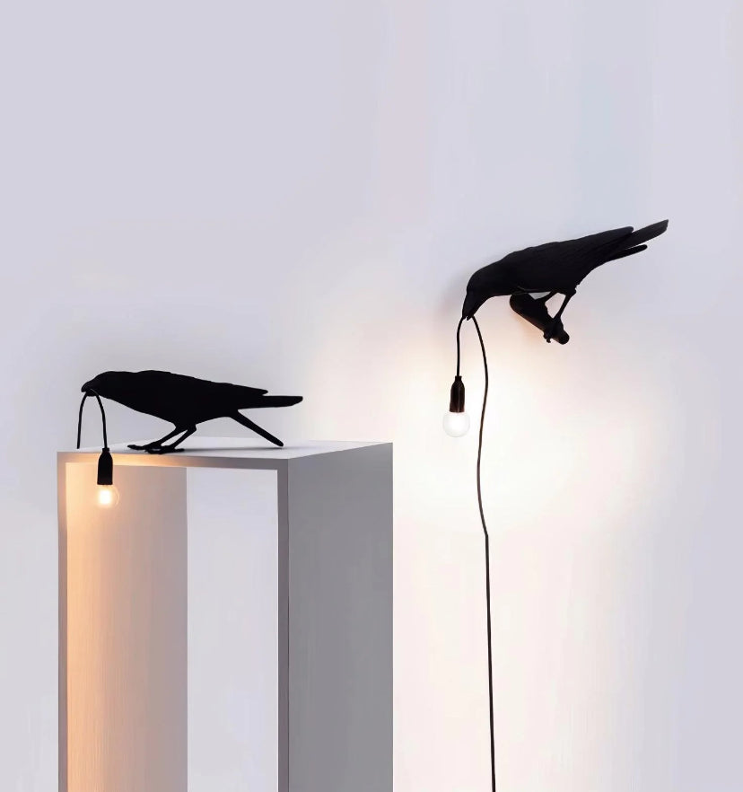 Raven Resin Table Lamp - Yiarolight