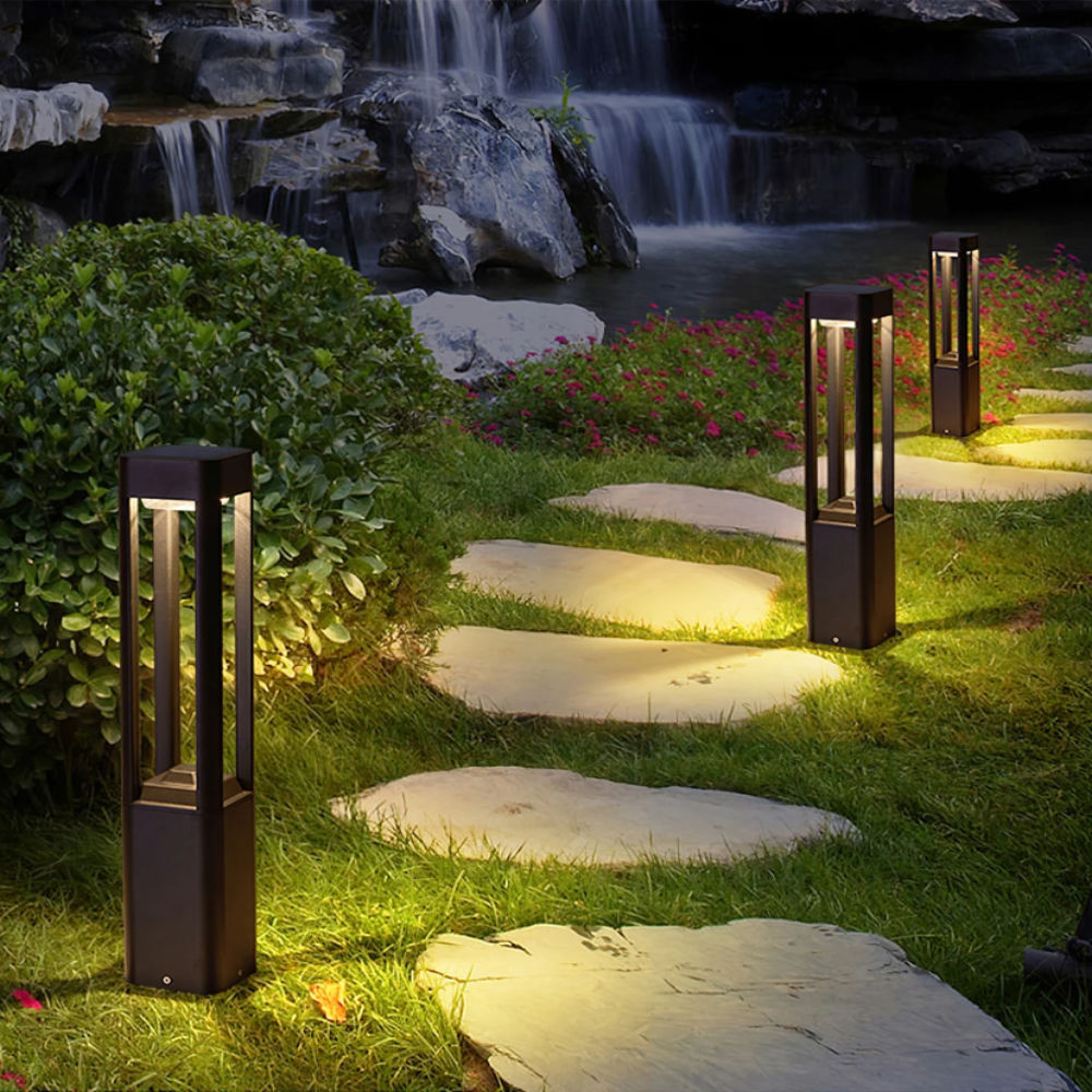 Rectangular Column Garden Outdoor Light - Yiarolight