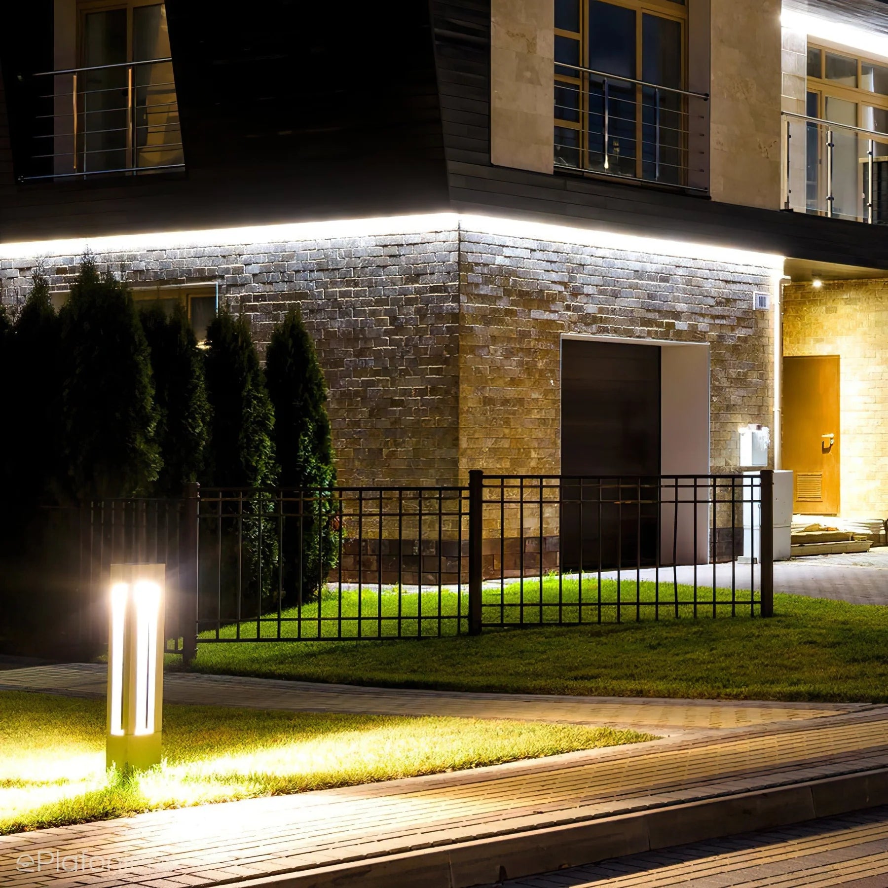 Rectangular Column Garden Outdoor Light - Yiarolight